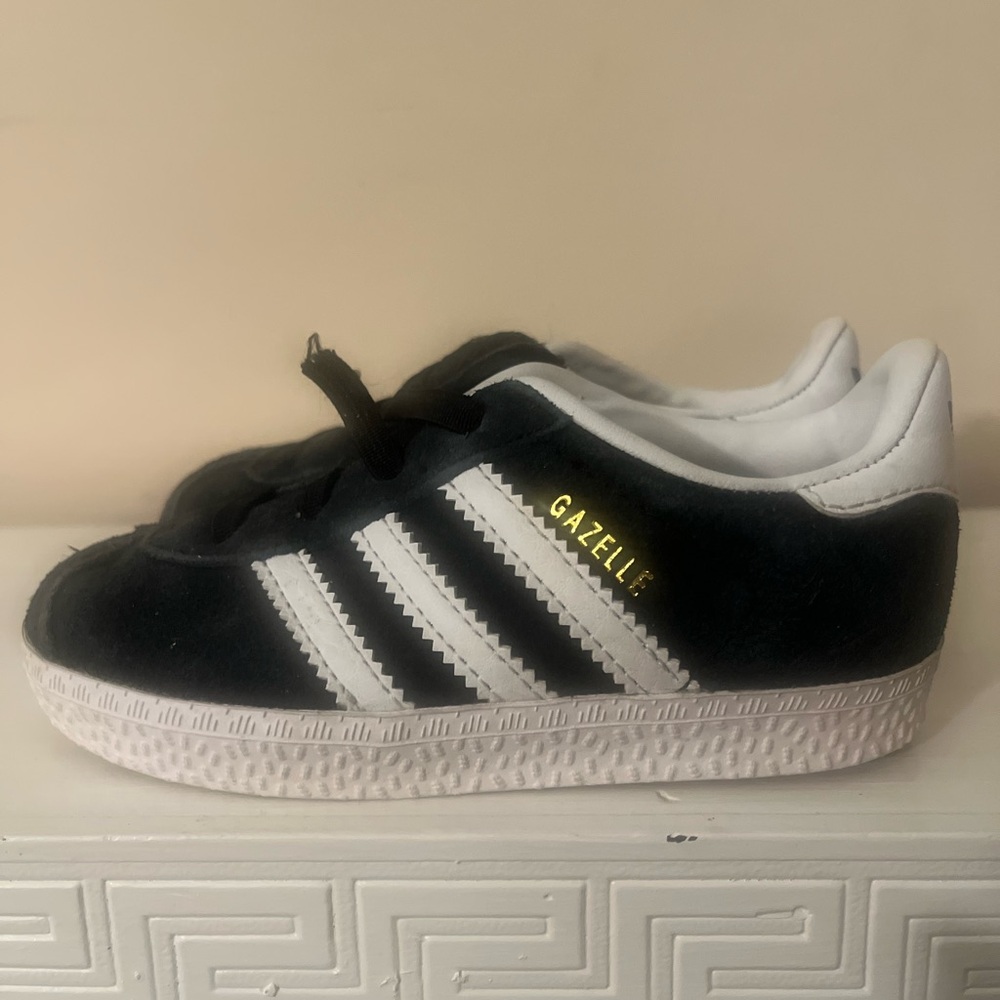 Adidas Gazelle Black and White Shoes
